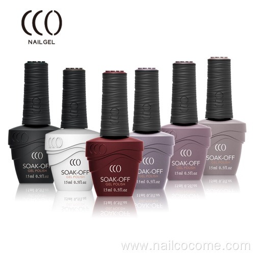 CCO Private Label Hema Free gel polish set 120 colors Nail Products Salon Cosmetics Uv Gel Nail Polish OEM bottle